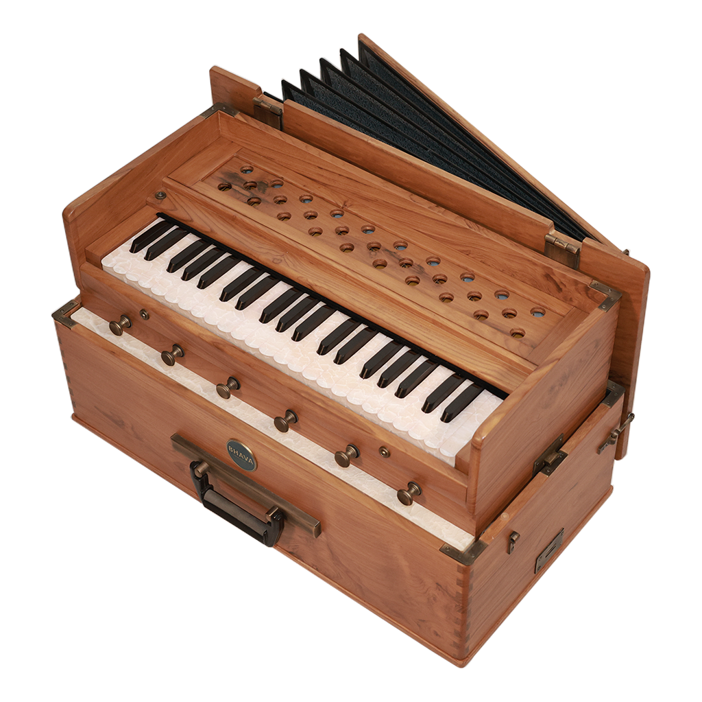 Bhava Classic Concert Teak Edition Harmonium Reiseharmonium aus Teakholz